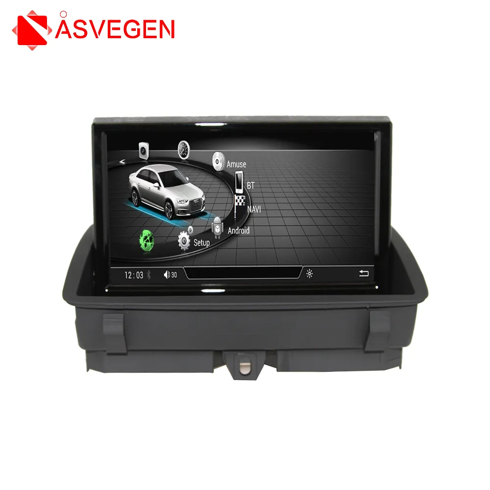 Venta caliente Android reproductor de DVD del coche con video Conexión de teléfono móvil para Audi Q3 2013-2016 GPS de navegación del coche video plyer