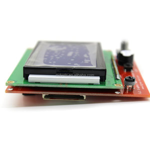 LCD 12864 Sürüm Grafik Akıllı Ekran Denetleyici Modülü Adaptörü ve Kablosu ile RAMPS 1.4 Reprap 3D Yazıcı Kiti - Product Image 3