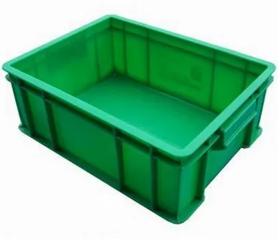Green color cheap price customized plastic crate mould