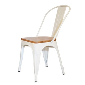 French Classic Style Canteen Metal Hotel <strong>Desk</strong> Dinning Chair Dining <strong>Parson</strong> Chair - Product Image 2