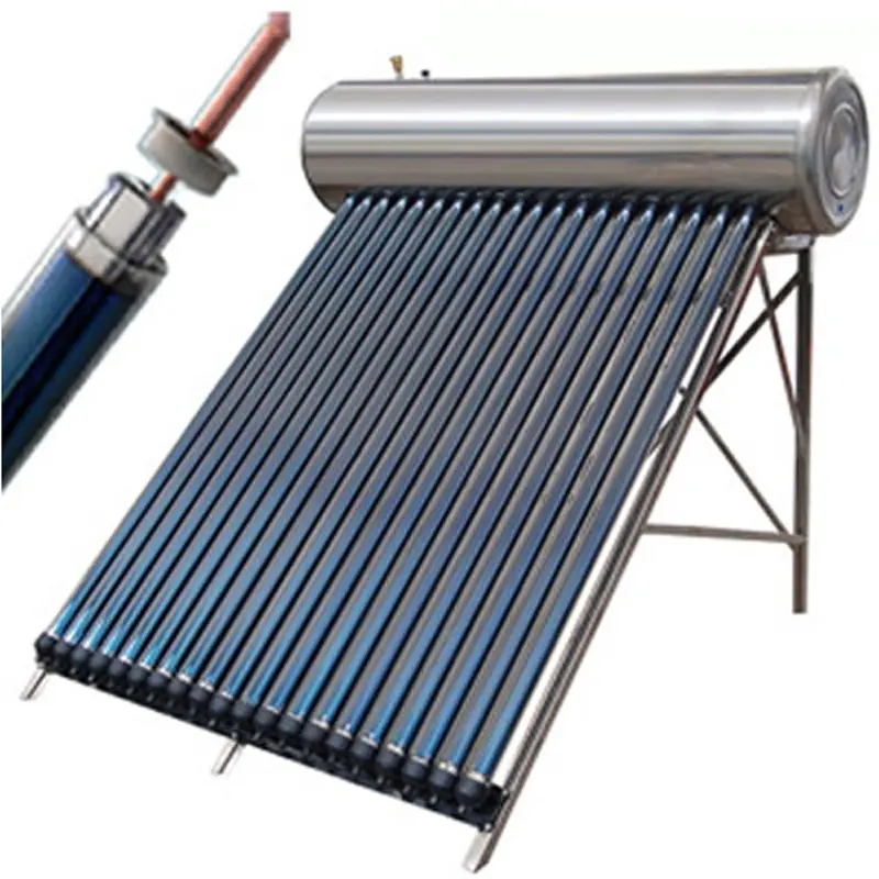 New designed compact pressurized flat panel solar hot water systems High Pressure integrated Solar Water Heater