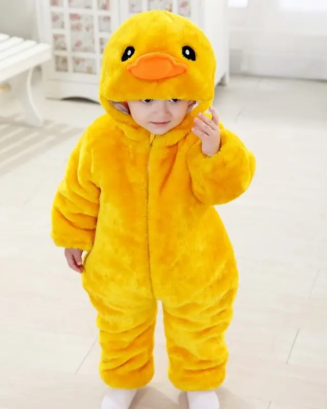 HOLA giallo anatra costume/costume del bambino/bambini anatra costume
