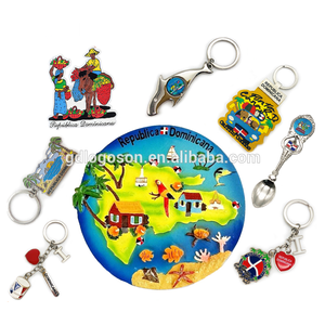 Caribbean Đảo Nam Châm Tùy Chỉnh Dominica Punta Cana Thằn Lằn Cao Su Keychain Lưu Niệm Tấm Dominica Quà Lưu Niệm - Product Image 2