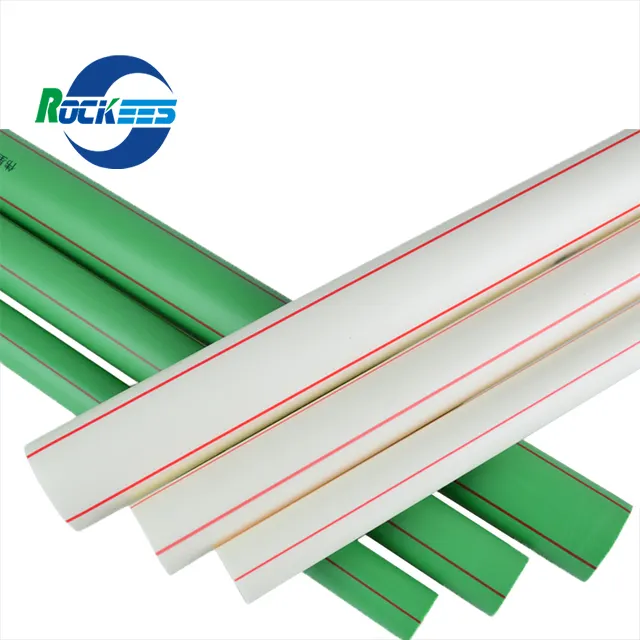 Yiwu Usine Vert Couleur 25MM Forme Complète de Tuyaux PPR en Plomberie