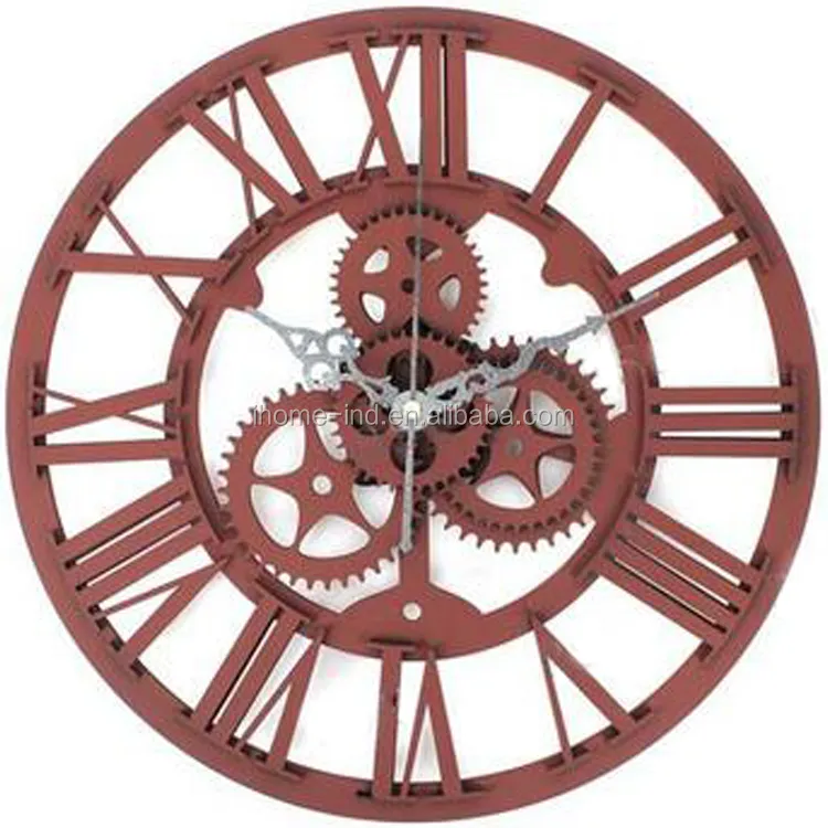 Механические настенные часы в винтажном стиле, оптовая продажа, настенные часы для украшения дома