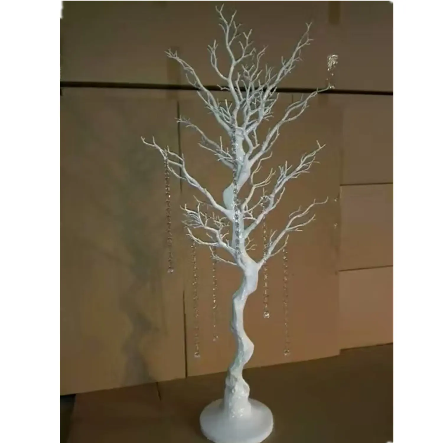 Árvore coral para decoração, ramos de árvore seca branca de novo estilo para decoração interna