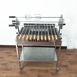 自動FoukouロティサリーBBQグリルブラジルChurrasco CypriotShish回転グリル工場卸売カスタム