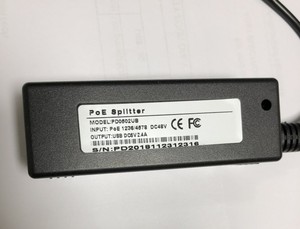 <strong>IEEE</strong> 802.3af Micro USB Active PoE Splitter Power Over <strong>Ethernet</strong> 48V to 5V 2.4A Splitter - Product Image 5