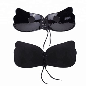 Sujetador de mariposa invisible sin costuras autoadhesivo sin espalda sin tirantes de talla grande de silicona - Product Image 3