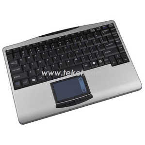 Teclado inalámbrico K9 2,4G RF con panel táctil, mejor para multimedia, HTPC,TV,CD,PPT, videoconferencia, dispositivos médicos, etc. - Product Image 3