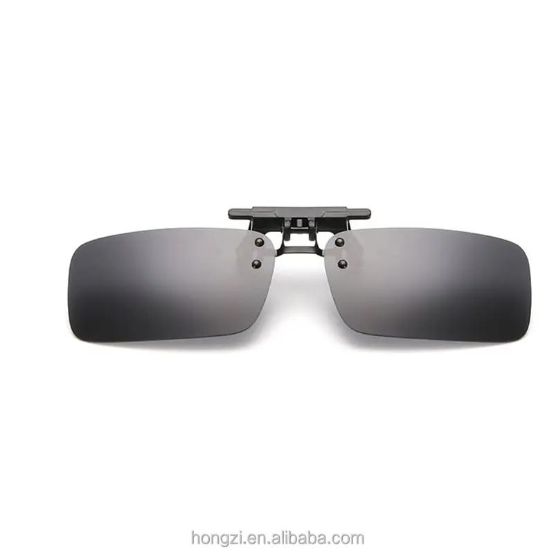 Anti visor UV400 güneş gözlüğü üzerinde klip Flip up Fit gözlük güneş gözlüğü erkekler kadınlar