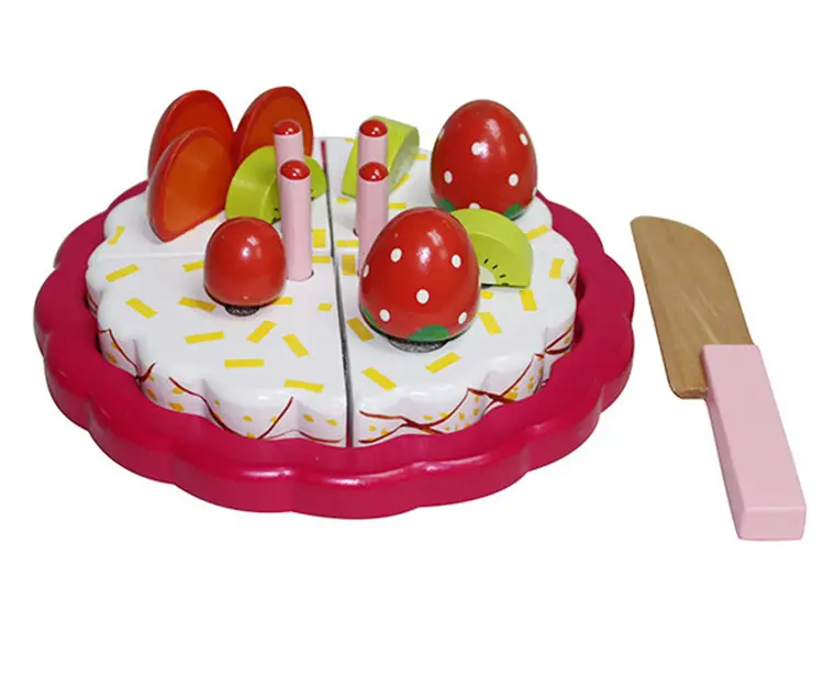 Preschool Kids New Multifunction Kids Wooden Play Food Salad Set