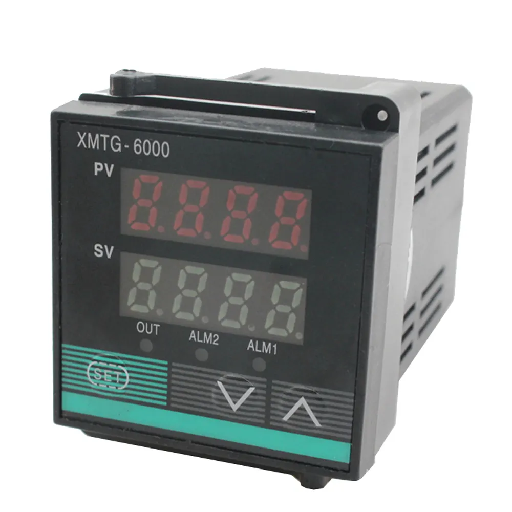 Controlador de temperatura digital com display led xmt6000, uso industrial