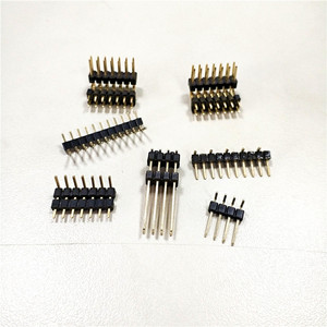 金メッキ1.27mmオス2層2列ストレートピンヘッダー