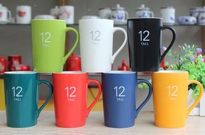 Simple Pure <strong>Large</strong> Milk <strong>Mug</strong>, <strong>Tall</strong> White Ceramic <strong>Coffee</strong> Cup 20 oz BPA Free Ceramic Work <strong>Mug</strong>