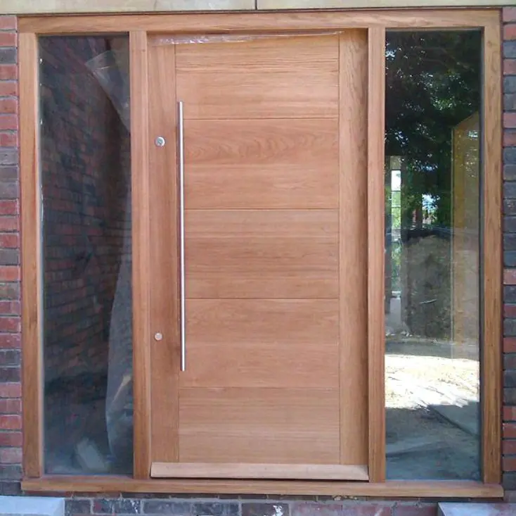 Europe design solid wood entrance double door