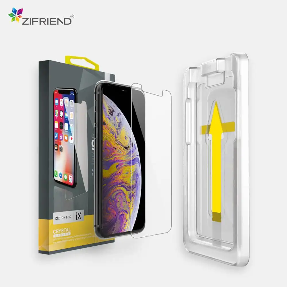 Zifriend fácil aplicador para iphone 6 iphone 6s protector de pantalla de vidrio templado
