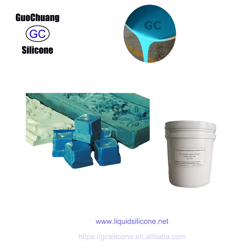 GC Silicone Rubber RTV liquid for Decorative Plaster Cornice Mold