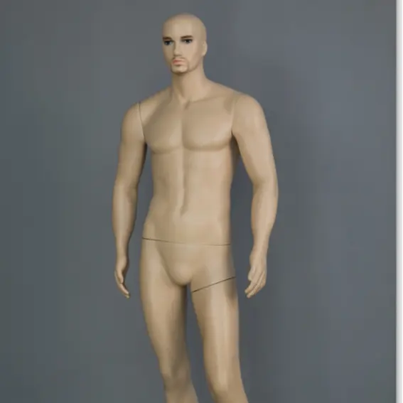 Maniquí masculino de músculo realista, maniquí de cuerpo completo, plástico, tamaño grande, barato