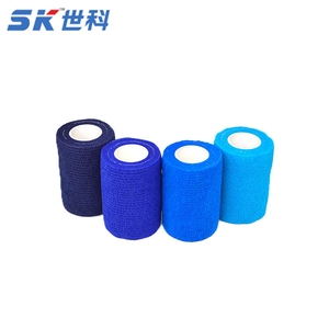 Free Sample First Aid Vet Wrap Non Wovencolored Elastic Self Adhesive Bandage <strong>Injection</strong> & Puncture Instrument Natural Latex
