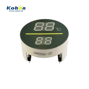Kunden spezifisches 4-stelliges rundes 7-Segment-LED-Display Weiß Grün für Geräte