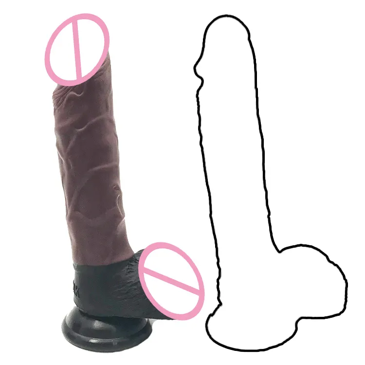 Faak dildos anal de silicone realista, dildos de cor anal macia para homens, 24cm, 9.5 polegadas e 4cm, conta anal, pênis de silicone, sex shop