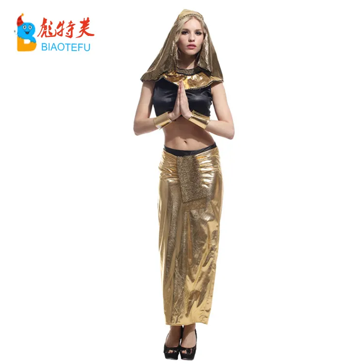 Adultos halloween mujeres Egipto reina Cleopatra Egipto cosplay princesa disfraces