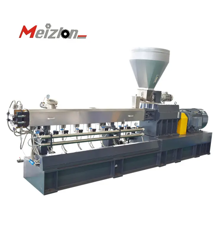 Plastic pellet Polymer compounding parallel co-rotating twin screw extruder price