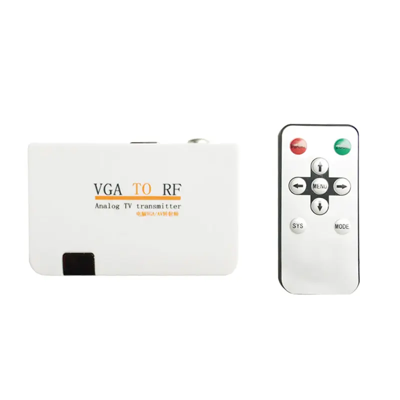 VGA a RF Coaxial antena TV Convertidor
