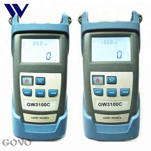 GOVO电信GW3100C <span class=keywords><strong>850</strong></span> 1300 1310 1550纳米SM毫米光纤光源