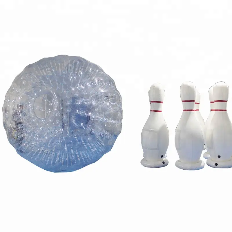 Inflatable human zorb ball/ Bowling Ball Game/cheap inflatable zorb ball with bowling for sales