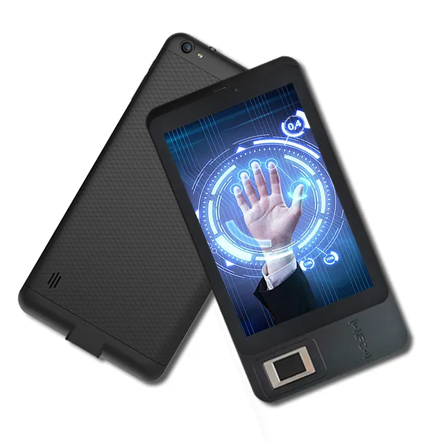 Free SDK HFSecurity FP07 FAP10 Sensor NFC 2 + 16G Wifi Tableta biométrica Precio de la biometría Escáner de huellas dactilares con Free SDK Rugged Tablet
