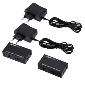 Bán Sỉ Bộ Mở Rộng HDMI Powerline 60M Qua Cáp Ethernet Cat5e/Cat6/Cat6a Đơn Hỗ Trợ 3D 1080P - Product Image 2