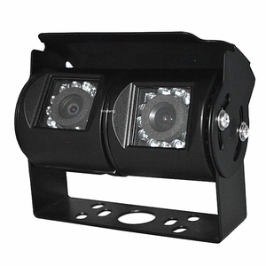 Twin עדשת CCD אחורית עיר אוטובוס רכב מצלמה 180 תואר רכב מצלמה לאוטובוס רכב