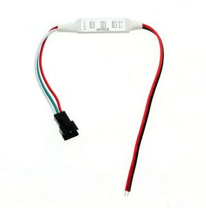 Mini Controller RGB SP002E a 3 tasti DC 5V per striscia Led Pixel SW2811 SW2818