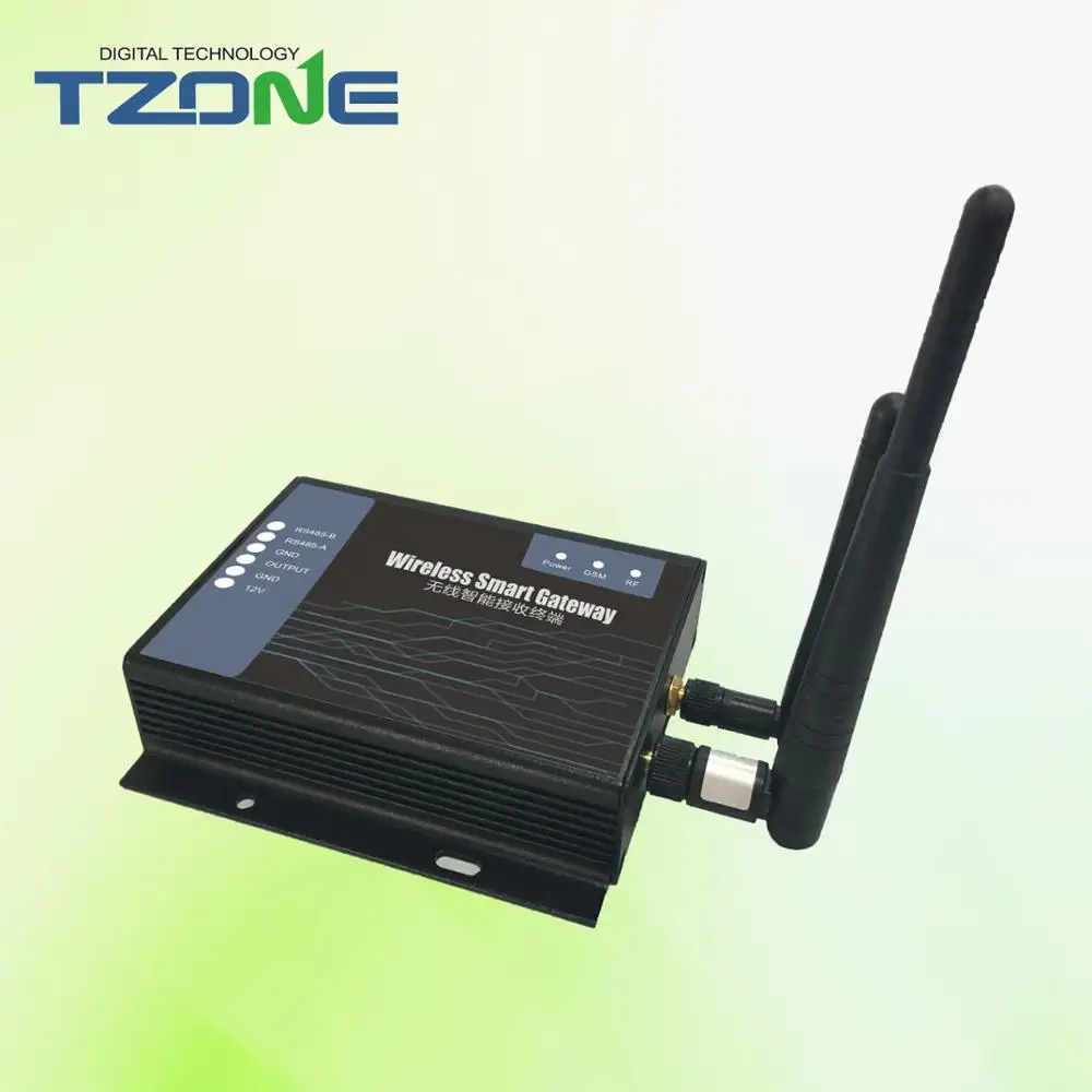 2017 Tzone 433Mhz الساخن بيع في الوقت الحقيقي RFID بوابة مستودع مراقبة درجة الحرارة