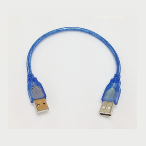 高品质蓝色 0.3 m usb2.0 数据线男性到男性良好的价格 <span class=keywords><strong>usb</strong></span> 扩展电缆