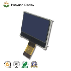 12864 COG pantalla LCD 128x64 pantalla LCD conector FPC con controlador uc1601 pantalla gráfica LCD