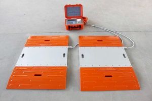 Yubo pesador portátil para eixo sem fio, série k com fio, portátil, escalas de carga para rodas - Product Image 3