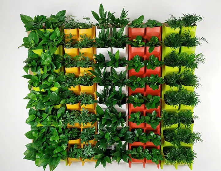 Pianta verde all'aperto modulare della piantatrice della decorazione della parete verde del sistema della parete verde del fiore