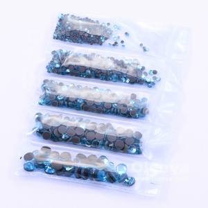 刺绣水钻DMC玻璃热固定水晶石转移图案设计服装上混合SS6至SS30平背铁