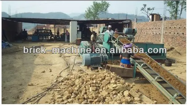 Red brick making machine/brick making machine/Automatic Clay Brick production line for small brick filed