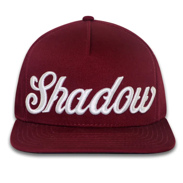 Promotion casquette snapback style broderie 3d casquettes marron vente en gros cool era hip hop casquette snapback chapeau