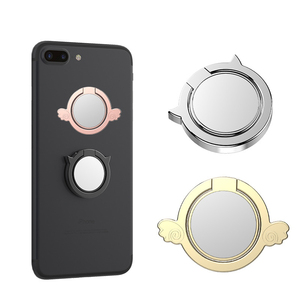スマートフォン用のスタイリッシュなデビルエンジェルリングスタンドフィンガー携帯電話リングホルダー