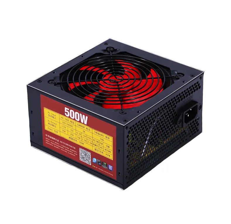 고효율 컴퓨터 ATX 500W 전원 80 + 넓은 전압 PSU