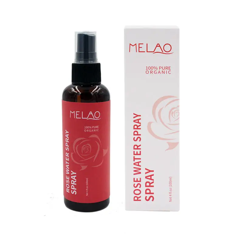 MELAO de extracto de rosa cara Spray hidratante Rose Toner cara refrescante relajante edad 100ml