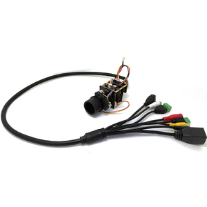 AR-A RJ45+DC+Audio <strong>Input</strong>+Audio <strong>Output</strong> Network <strong>Camera</strong> Cable for CCTV H.265 IP <strong>Camera</strong> PCB Board Module - Product Image 2