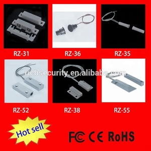 Sistema de alarma GSM, automático, NC, NO, normalmente abierto, cable cerrado, magnético, empotrado, montado, sensor de ventana de puerta - Product Image 6