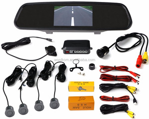 4.3&quot; TFT <strong>LCD</strong> Rear View Mirror Monitor Car Auto Vehicle <strong>Reverse</strong> Backup Radar <strong>System</strong> with 4 Parking <strong>Sensors</strong> Distance Detection - Product Image 6