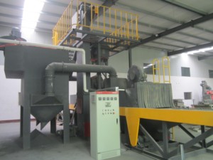 Automatic Sandblasting <strong>Machine</strong> for Steel bar Rust Remove